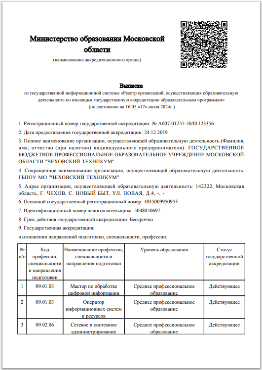 Аккредитация